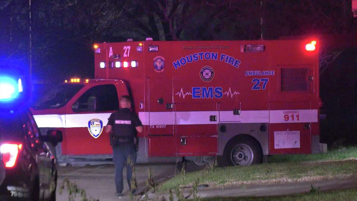 Emergency personnel respond to a shooting that ended in an east Houston neighborhood.
