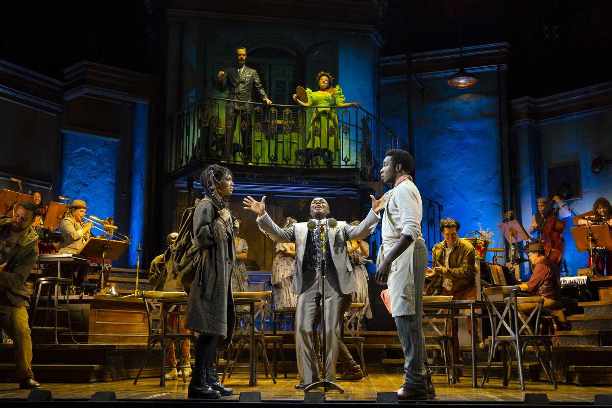 “Hadestown,” winner of eight 2019 Tony Awards, including Best Musical, and the 2020 Grammy Award for Best Musical Theater Album opens at The Bushnell on March 7 and runs through March 12. Matthew Patrick Quinn, Maria Christina Oliveras,  Chibueze Ihuoma, Nathan Lee Graham, Hannah Whitley and company in Hadestown North American Tour 2022
