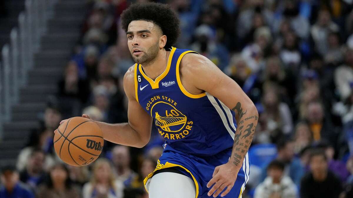 Warriors forward Anthony Lamb, pictured here in January, has been accused of sexual assault in a lawsuit.