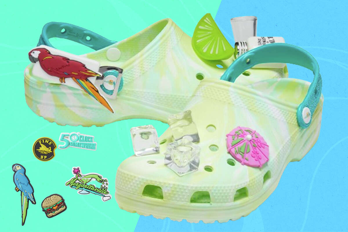 Blow out your flip flop? Step on a pop-top? We have your fix. The Margaritaville Crocs are back in stock!