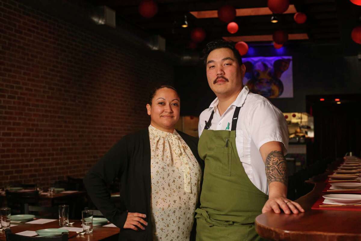 Co-owners Marcelle Yang (left) and Christopher Yang opened Piglet & Co. in the Mission District.