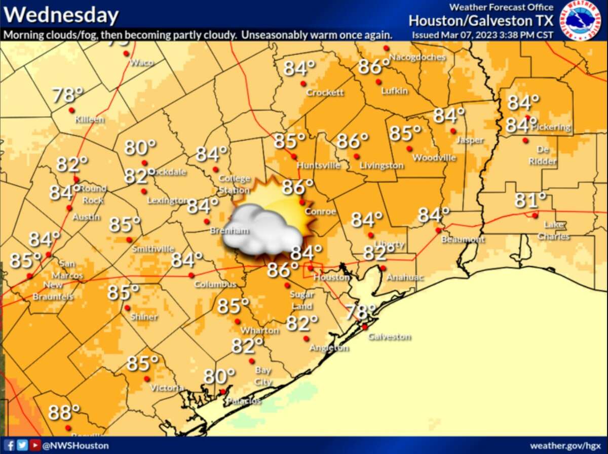 Houston weather Yucky late winter humidity will continue