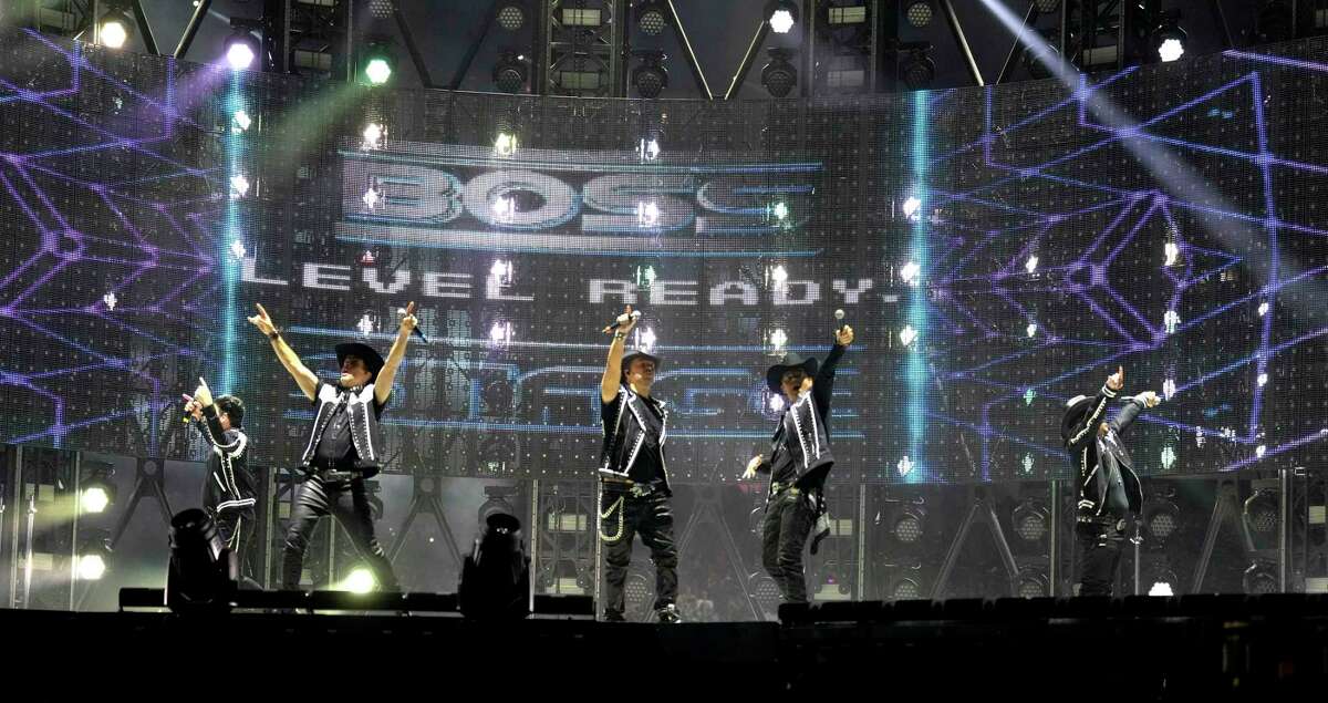 New Kids on the Block performs in concert during Rodeo Houston at the Houston Livestock Show and Rodeo at NRG Stadium on Tuesday, March 7, 2023 in Houston.