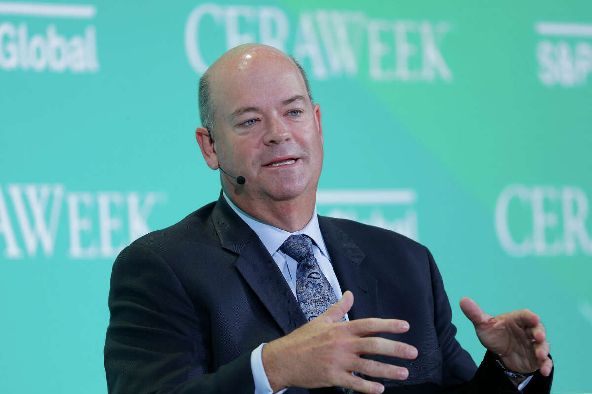Ryan Lance, chairman and CEO of ConocoPhillips at CERAWeek 2023, held at the Hilton Americas and George R. Brown Convention center Tuesday, March 7, 2023 in Houston.