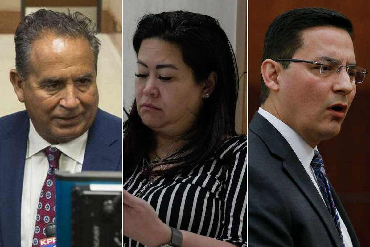 Anthony Osso (left), Jeanie Ortiz (middle) and Jimmy Ortiz (right) were among the highest-paid court-appointed attorneys in Harris County last year.