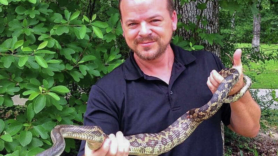 Montgomery County resident and herpetologist Nathan Wells has created a 10,000-member Facebook group called Snakes of The Woodlands to educate residents on the 15 species of snakes that can be found in The Woodlands Township. Wells, a 1994 graduate of McCullough High School, is a member of the East Texas Herpetological Society.