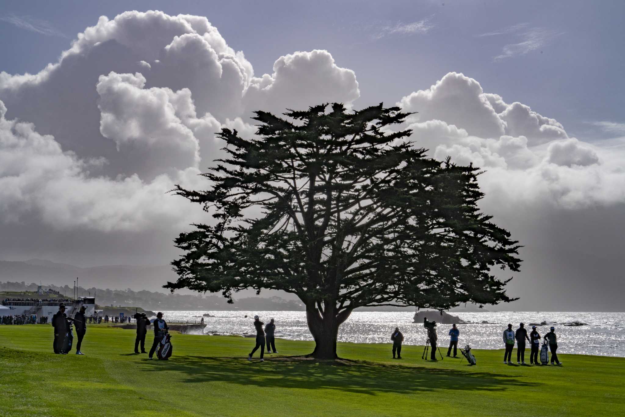 Aaron Rodgers addresses 49ers trade rumors at Pebble Beach Pro-Am