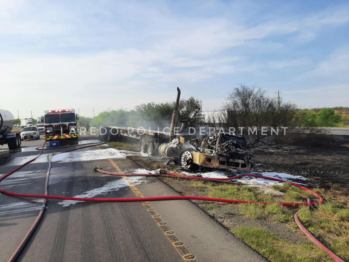 An 18-wheeler fire on Wednesday afternoon has caused a closure affecting Mines Road, the Laredo Police Department announced.