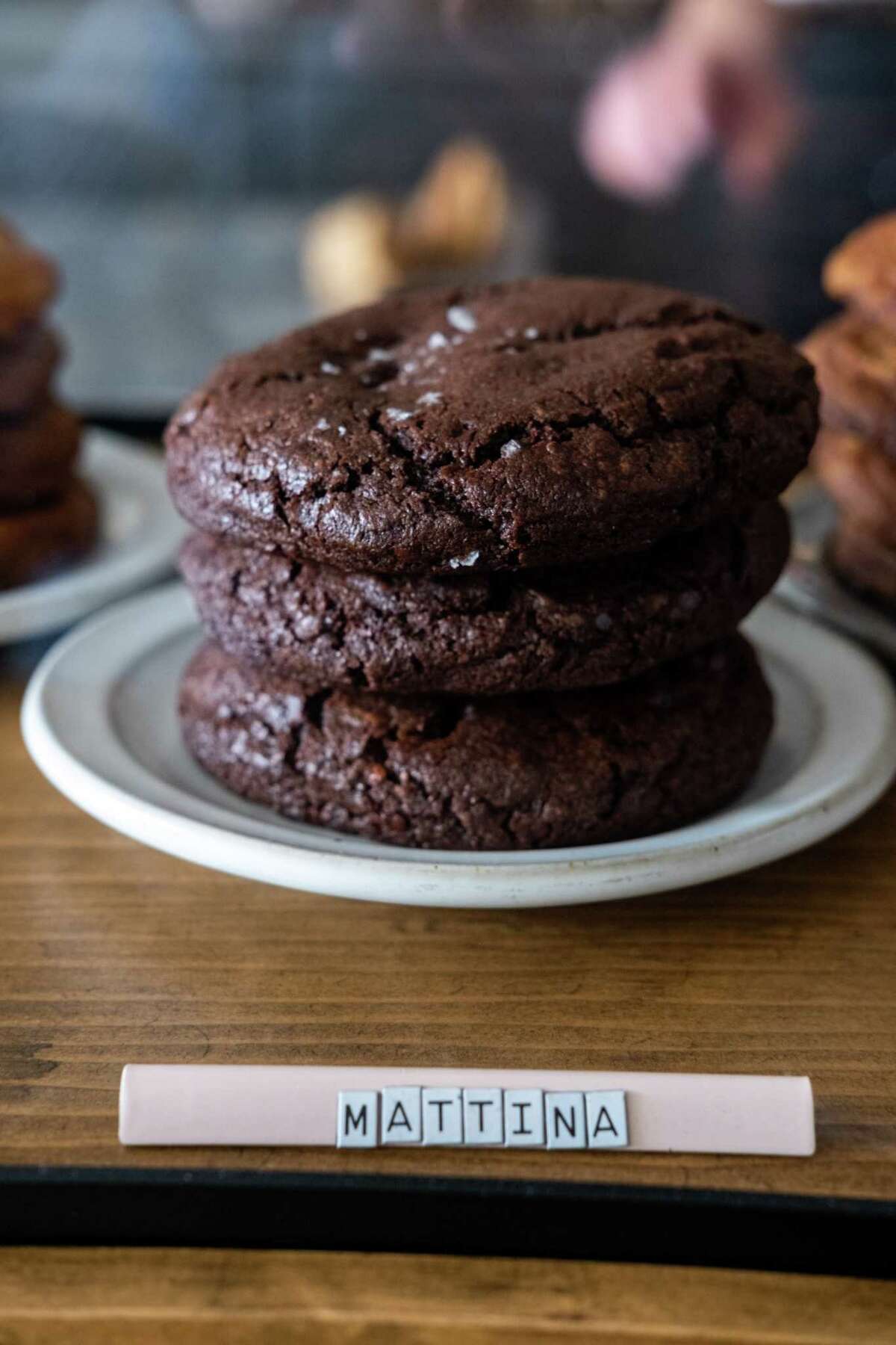 Double chocolate is just one of the many cookie flavors visitors to Mattina will find. The new Pacific Heights restaurant is slated to open in April.