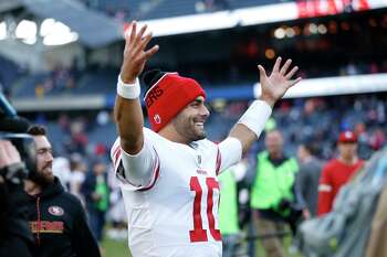 Good news for 49ers in high-decibel Denver: Jimmy Garoppolo is a loudmouth