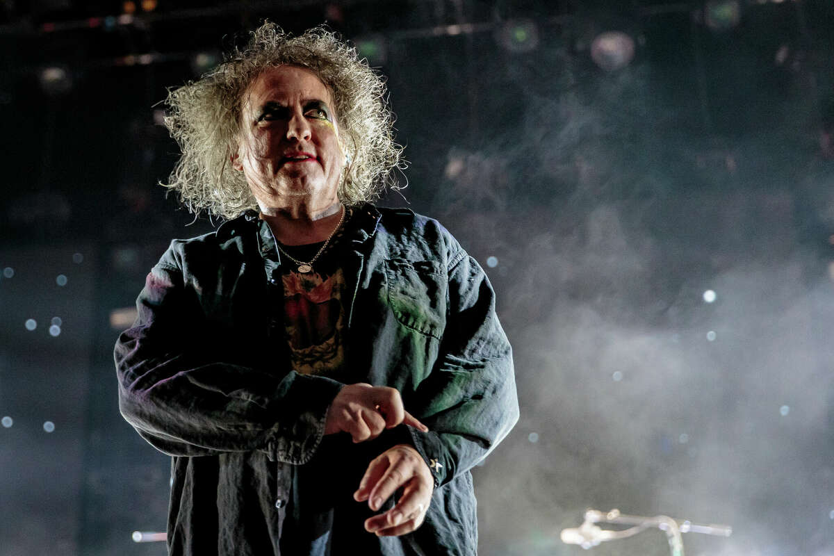 Robert Smith of The Cure performs at Mediolanum Forum of Assago on November 04, 2022 in Milan, Italy. 