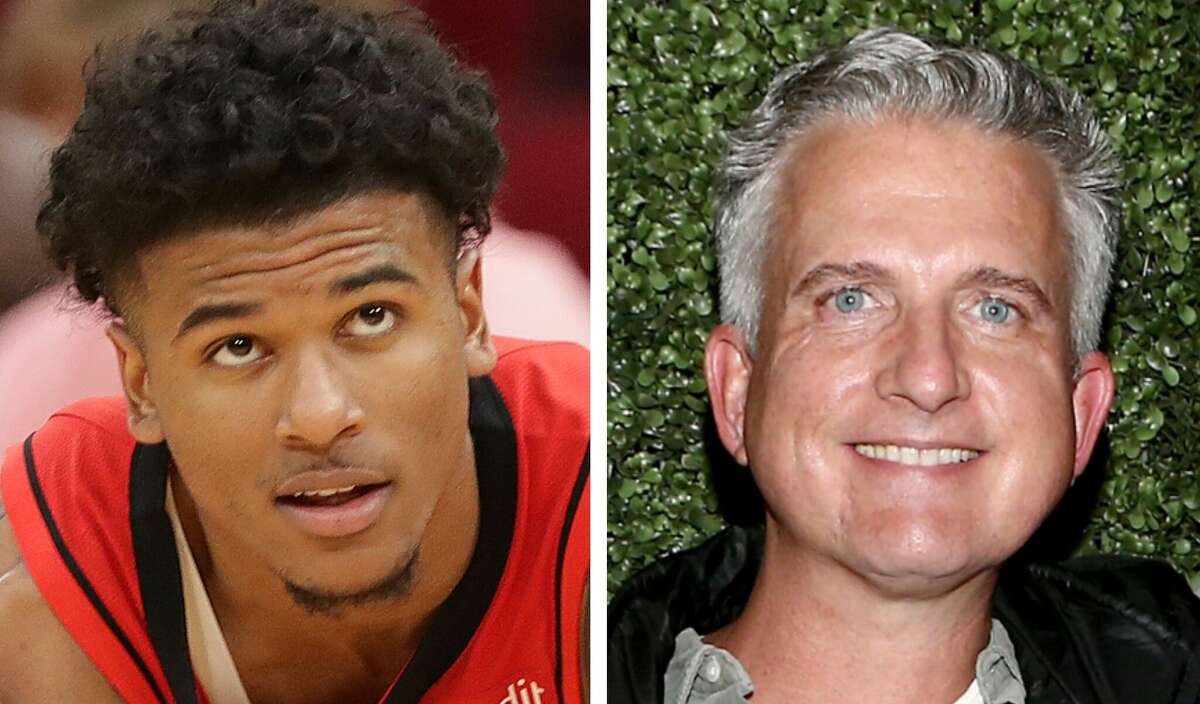 The Rockets' Jalen Green (left) tweeted Wednesday, March 8, 2023, about Bill Simmons' latest comments about him on The Bill Simmons Podcast.