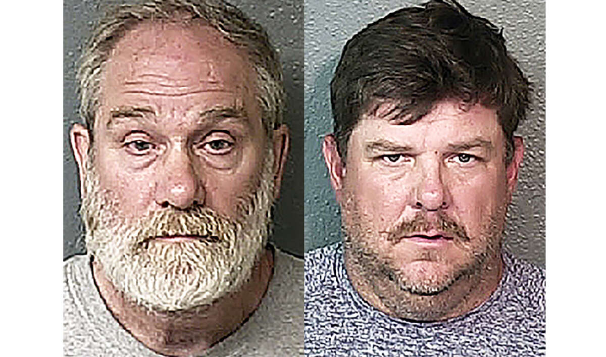 Kevin A. Manor, left, and Daniel R.  Horetski pleaded no contest on March 2 to three charges related to their arrests in a July sex sting in Bad Axe.
