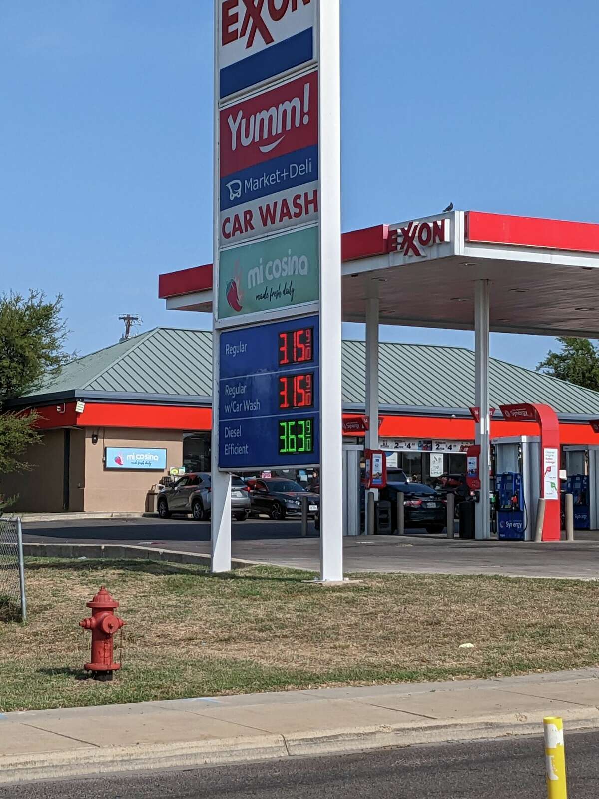 Pictured is an Exxon gas station in north Laredo on Thursday, March 10, 2023. Gas prices jumped around 15 cents throughout the city ahead of Spring Break.