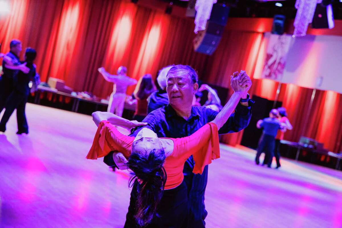 Dancers at Just Dance Ballroom in Oakland, Calif. on Sunday, January 29, 2023.