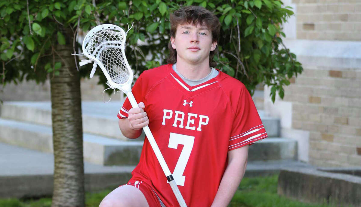 James McGrath in his lacrosse uniform.