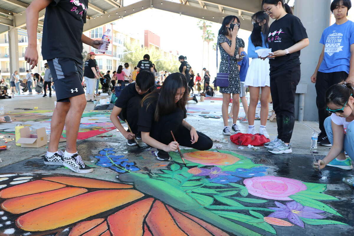 Students and parents across Pearland ISD gathered at the district's first Big Art Day last year at the Pearland Town Center, 11200 Broadway. This year's event will be March 25.