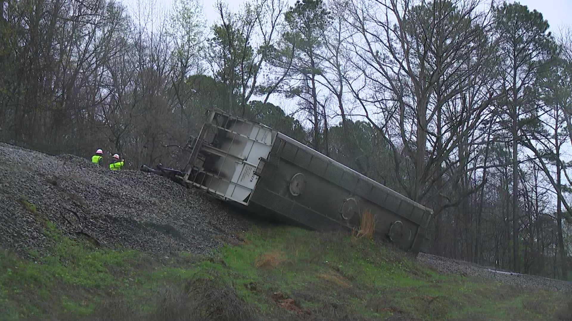 Norfolk Southern Train Derails In Alabama