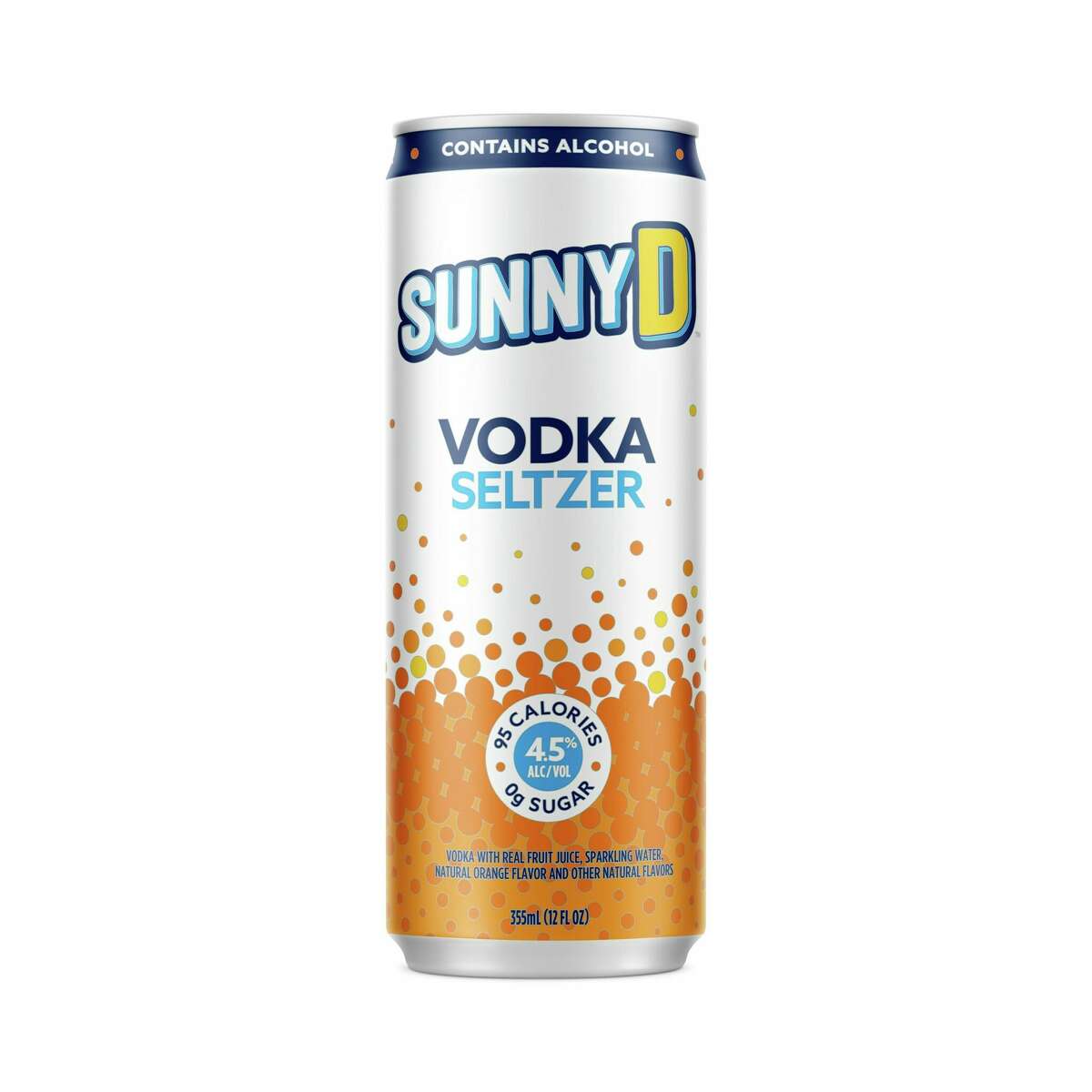 SunnyD Vodka Seltzer will be available at select Walmart stores beginning Saturday. 
