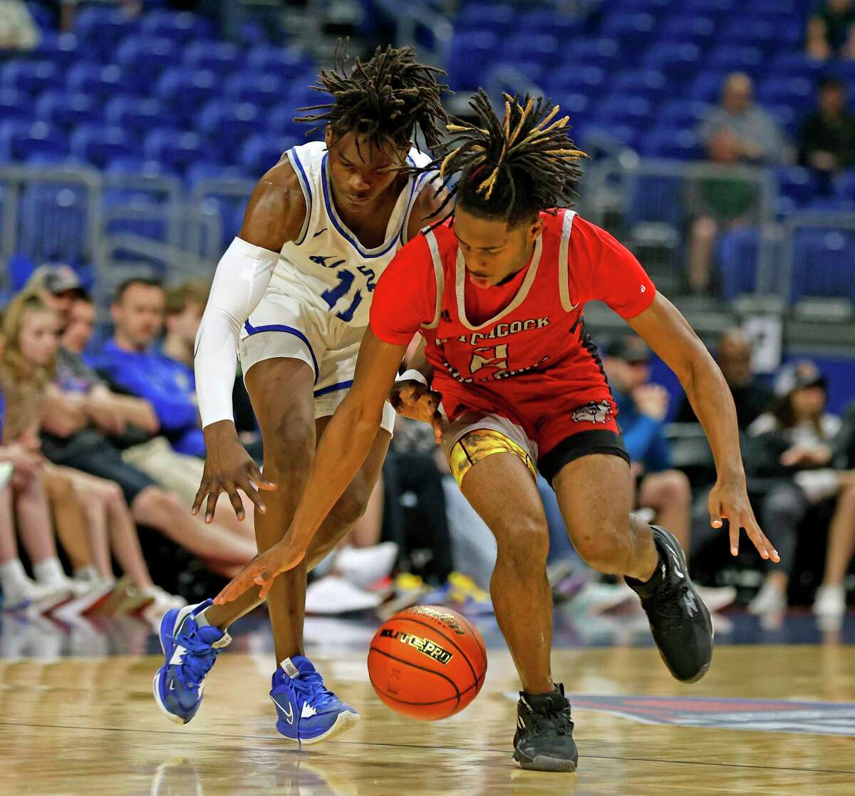 Boys basketball Hitchcock rolls past Hooks in state semifinals