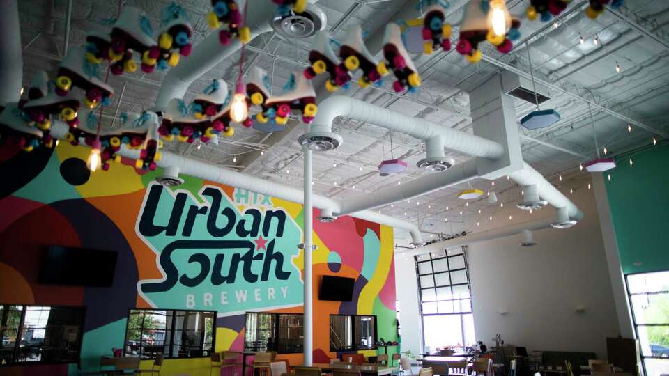 Interior view of Urban South Brewery - HTX on Wednesday, May 20, 2020, in Houston.