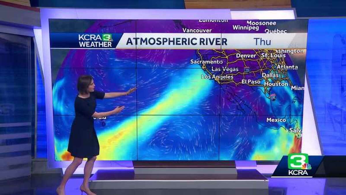 An atmospheric river will impact California starting Thursday. Here's