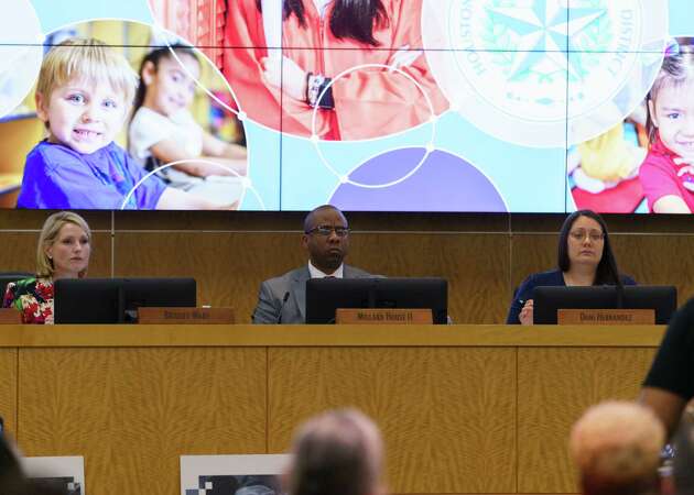 Story photo for HISD weighs $15M in central office cuts.