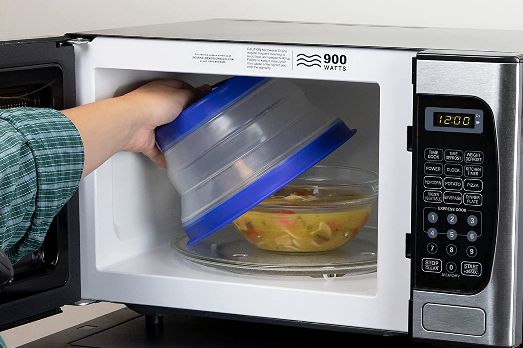 This $10 Find Stops Splatters in the Microwave, and Makes Life So Much  Easier