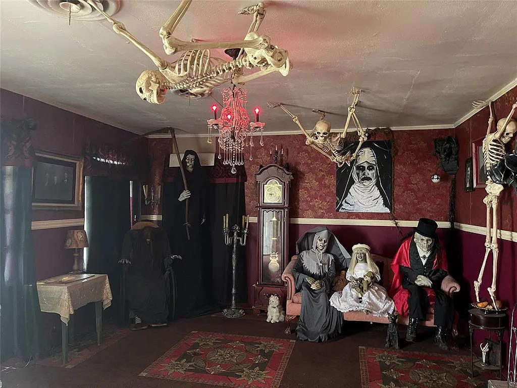 West Texas haunted house now for sale with spooky interior