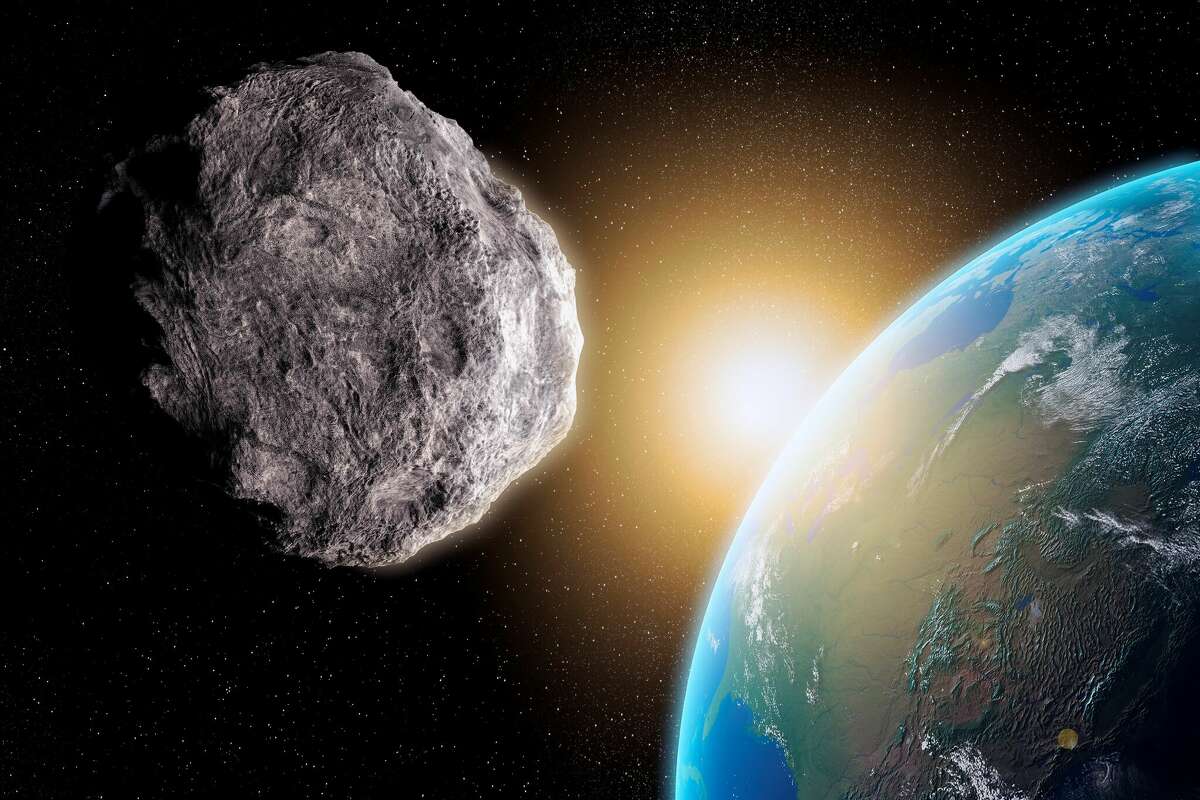 NASA says a 160-foot-wide asteroid could potentially slam into Earth on Feb. 14, 2046. 