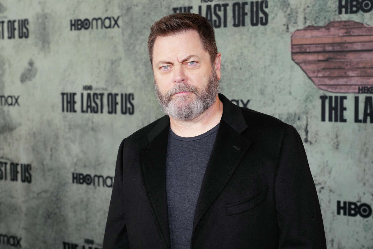 LOS ANGELES, CALIFORNIA - JANUARY 09: Nick Offerman attends HBO's "The Last of Us" Los Angeles Premiere on January 09, 2023 in Los Angeles, California. (Photo by Jeff Kravitz/FilmMagic for HBO)