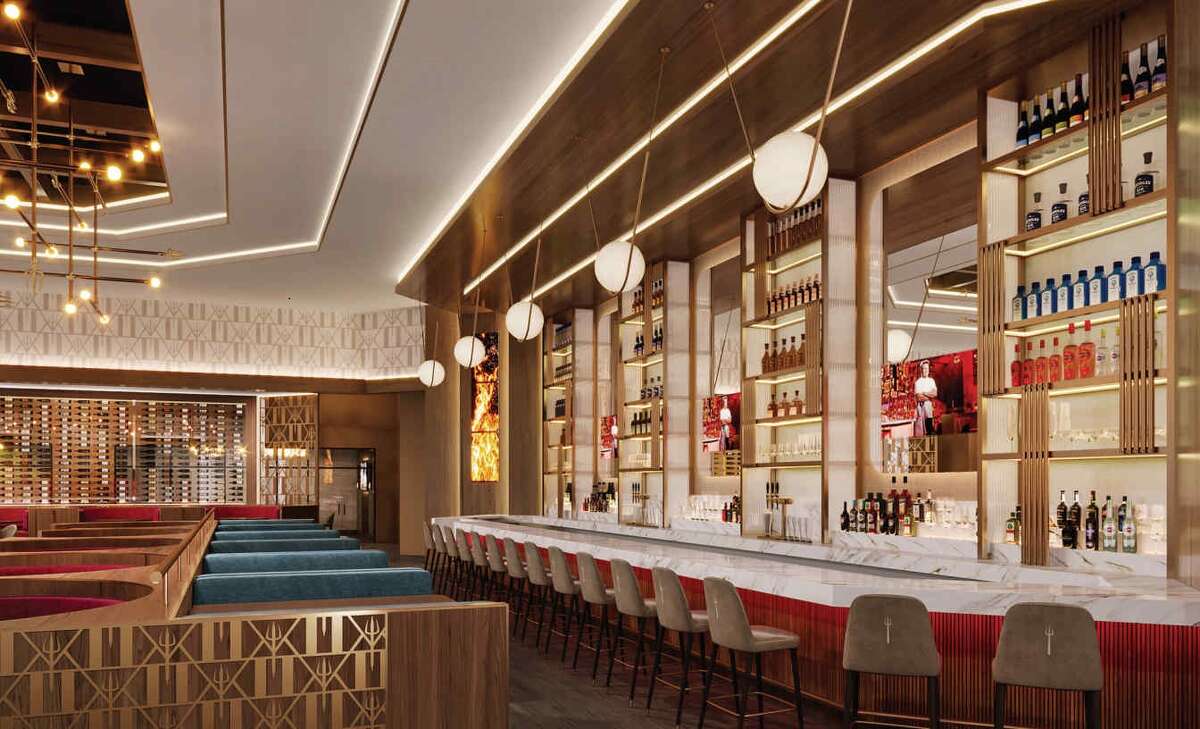 Renderings of the new Gordon Ramsay's HELL'S KITCHEN restaurant, set to open at Foxwoods Resort Casino in the summer of 2023.