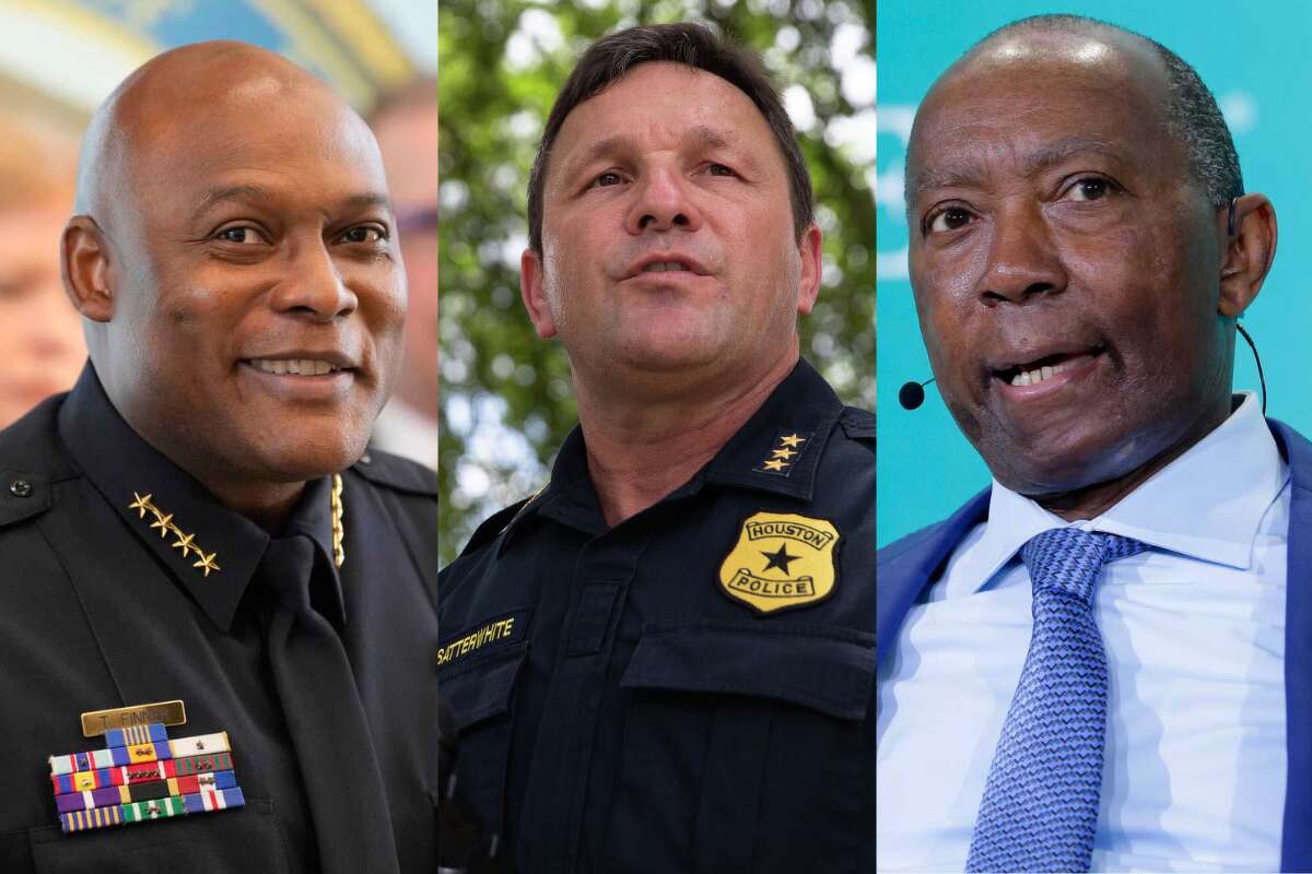 Houston Police Chief Troy Finner and Houston Mayor Sylvester Turner are among the city's top-paid employees in 2023. 