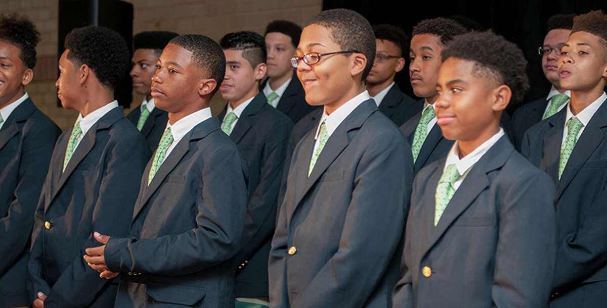 Students at Covenant Preparatory School, whose founder, Patrick Moore, is among those starting the Covenant School of Bridgeport.