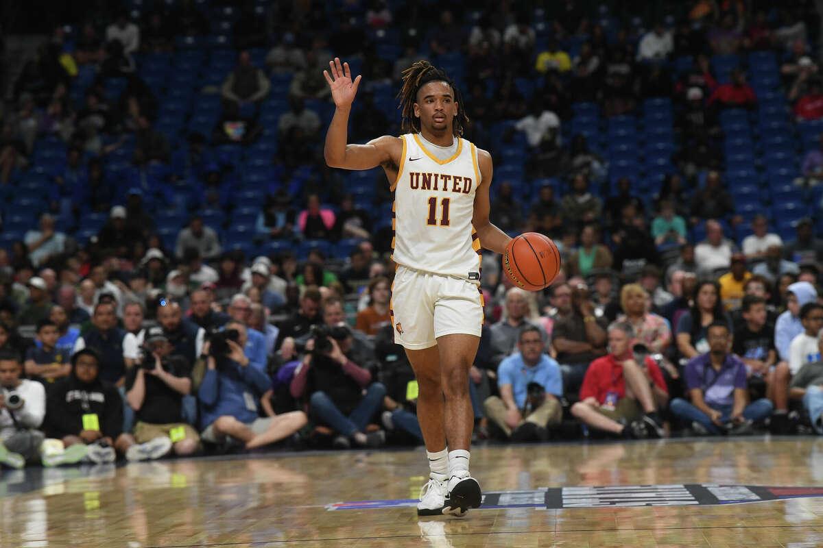 Beaumont United takes on Brennan in the 6A state semi final at the Alamodome Friday. Photo made Friday, March 10, 2023 Kim Brent/Beaumont Enterprise