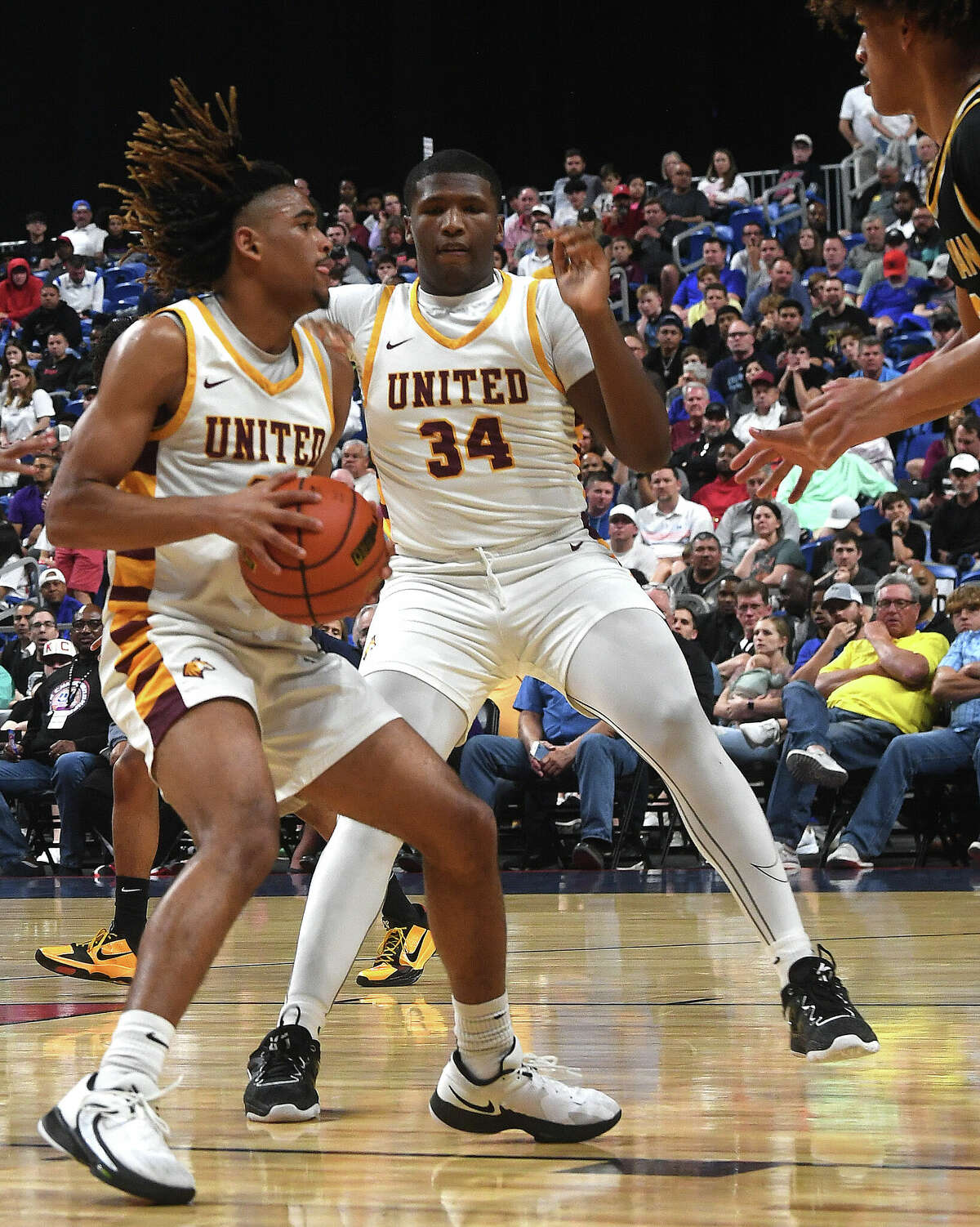 Beaumont United takes on Brennan in the 6A state semi final at the Alamodome Friday. Photo made Friday, March 10, 2023 Kim Brent/Beaumont Enterprise