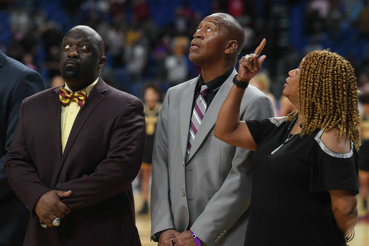 Beaumont United takes on Brennan in the 6A state semi final at the Alamodome Friday. Photo made Friday, March 10, 2023 Kim Brent/Beaumont Enterprise