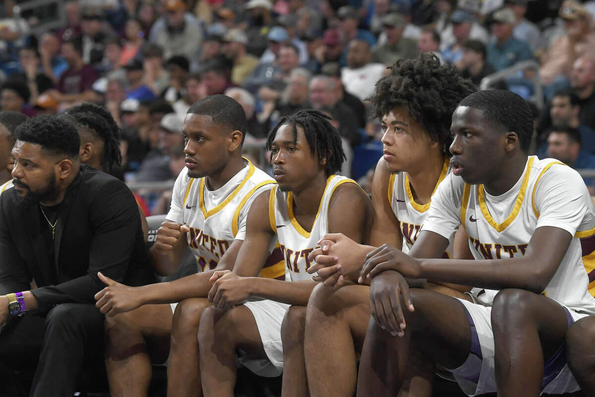 Beaumont United takes on Brennan in the 6A state semi final at the Alamodome Friday. Photo made Friday, March 10, 2023 Kim Brent/Beaumont Enterprise