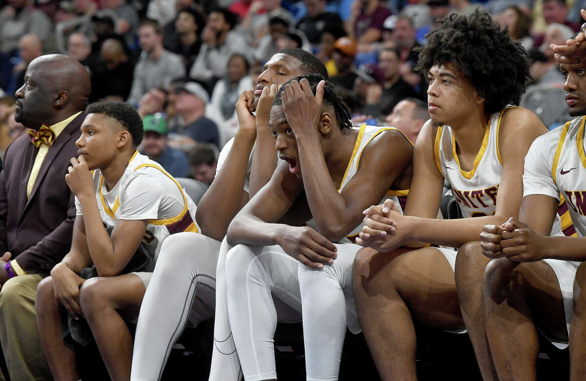 Beaumont United takes on Brennan in the 6A state semi final at the Alamodome Friday. Photo made Friday, March 10, 2023 Kim Brent/Beaumont Enterprise