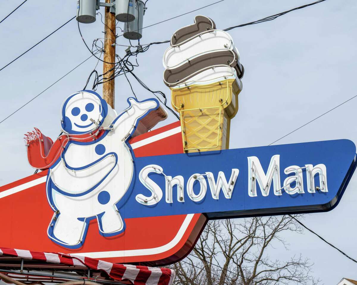 The Snowman ice cream shop opened for the season on Saturday, March 11, 2023, in Troy, NY.