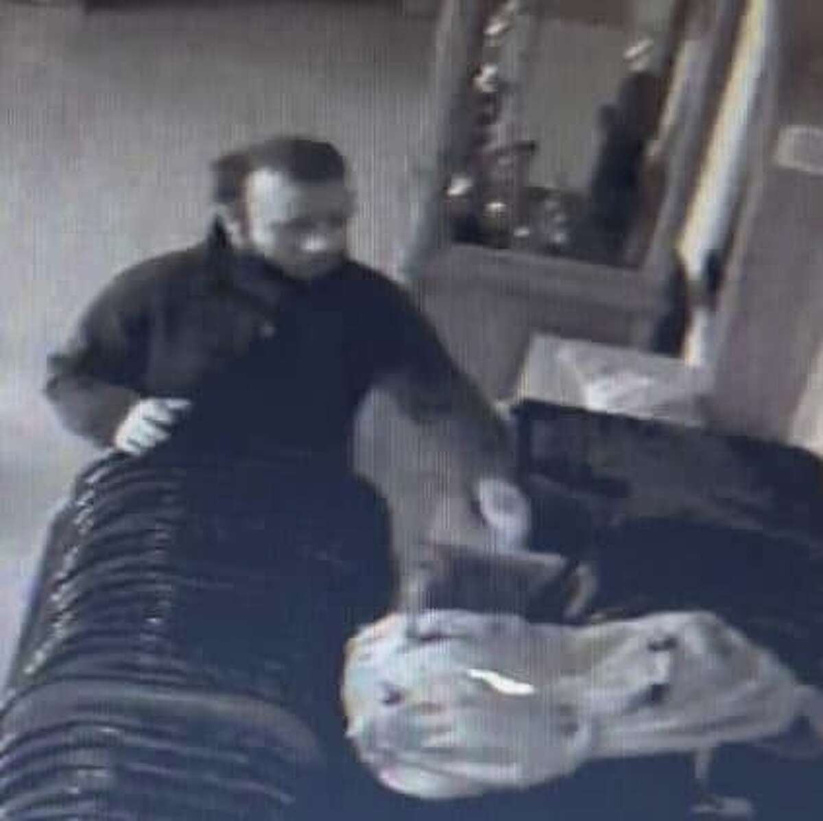 Ledyard police say this man broke into Our Lady of Lourdes Church early Saturday and vandalized the property. 