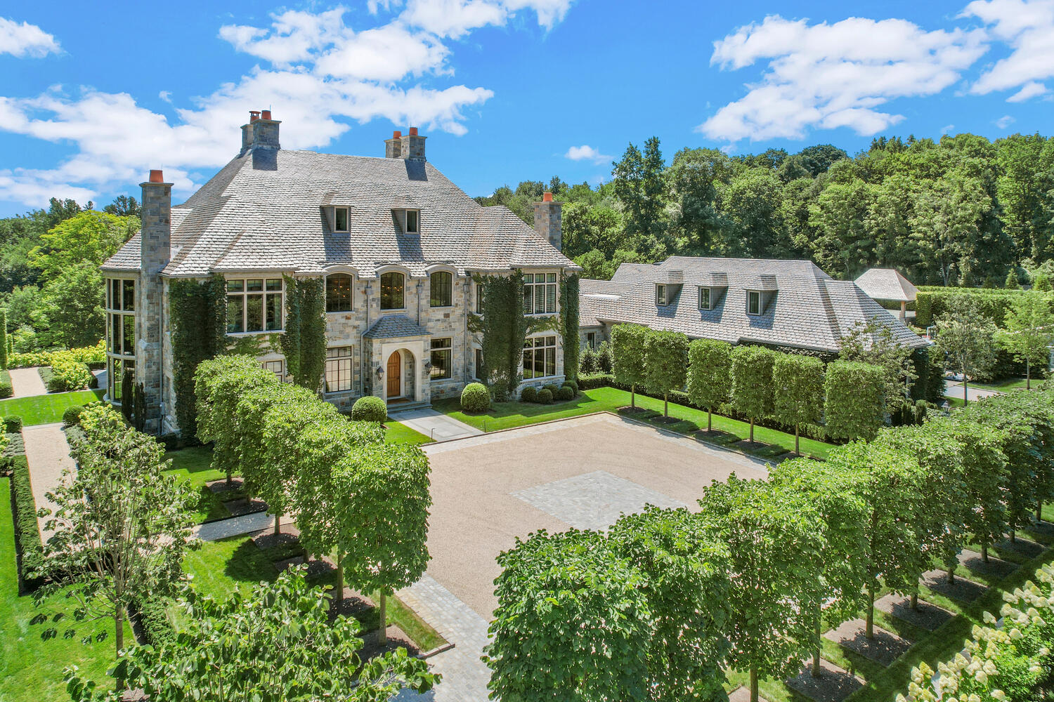 Frenchstyle Greenwich home with private lake access listed for 35M