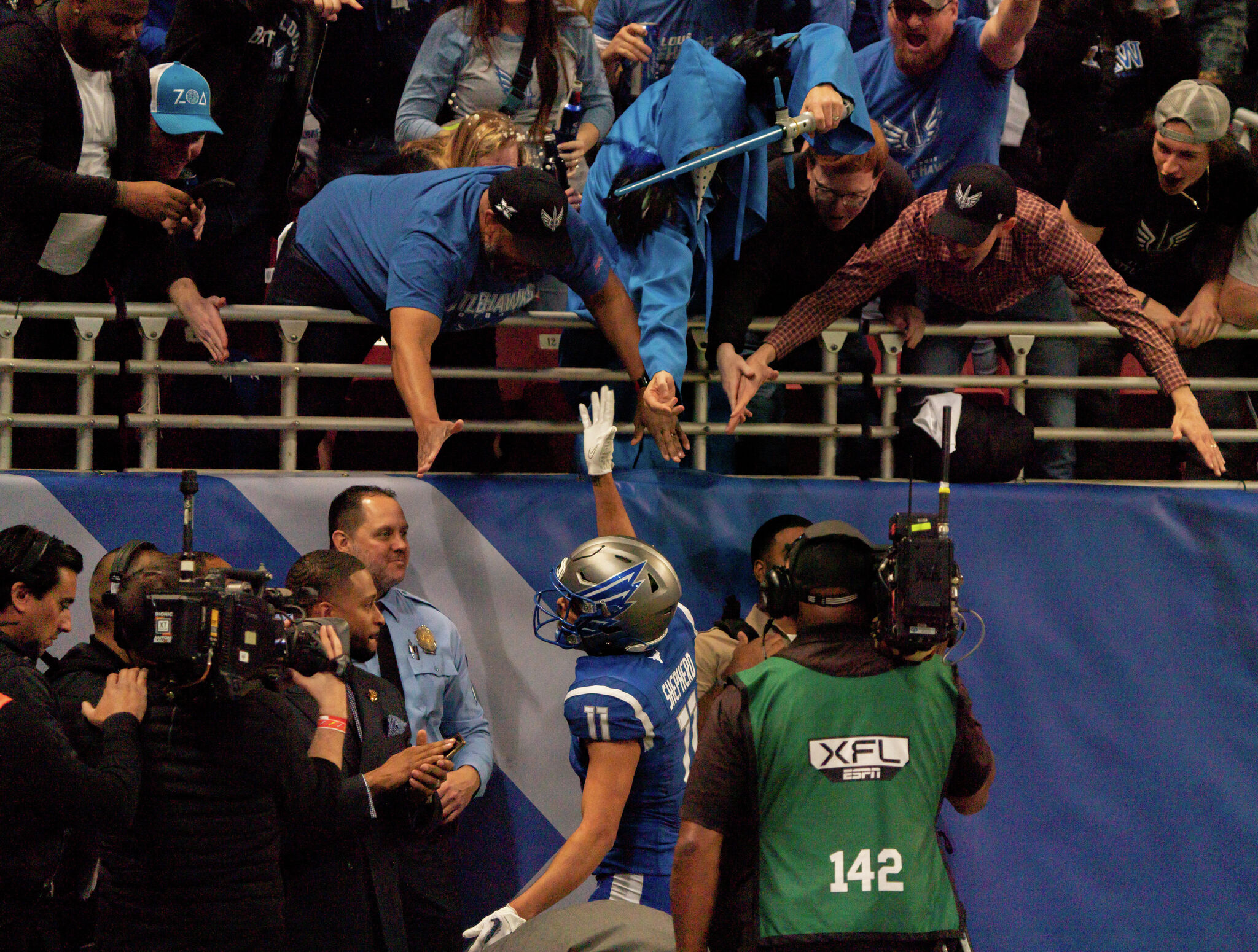 The St. Louis BattleHawks have opened seating in the 400 Level season