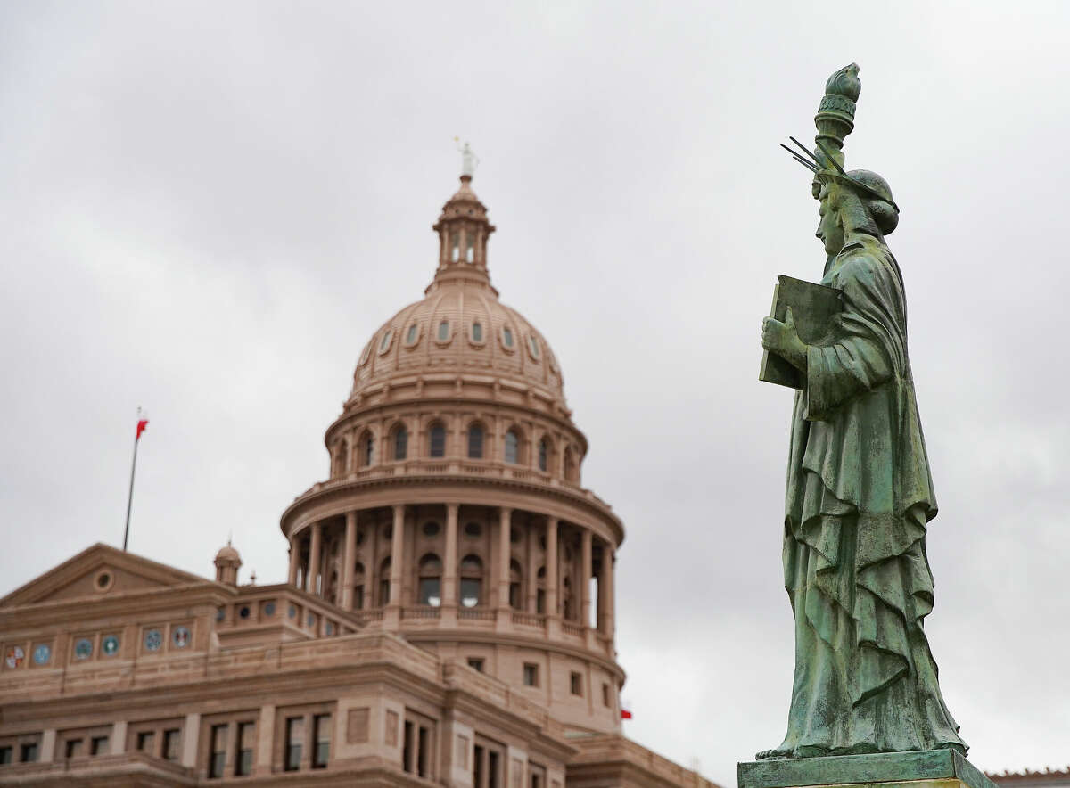 The Texas State Capitol in Austin on Tuesday, March 30, 2021.
