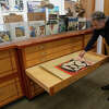 The Brubeck Collection -- items related to jazz great Dave Brubeck -- can be found in the Wilton Library. 