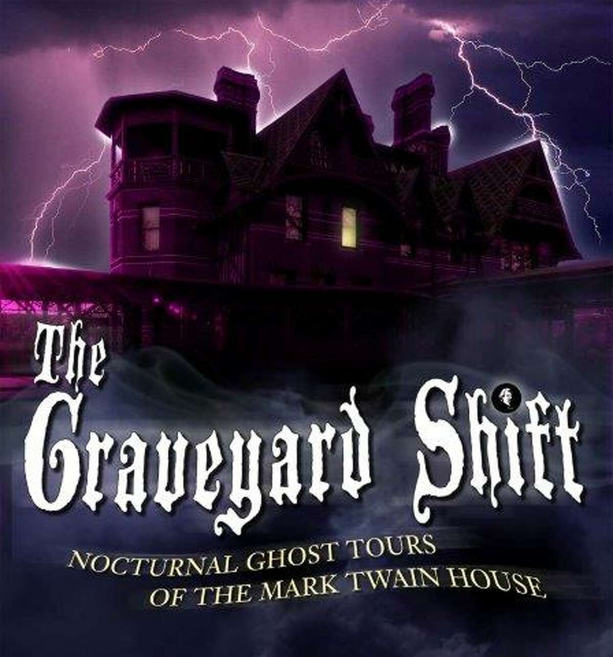 Don't look behind you! Graveyard Shift Tours return to the Mark Twain House in Hartford, on Friday, March 31 at 6 p.m. The nocturnal paranormal tours of The Mark Twain House also return this fall, just in time for Halloween. Tickets: $29 / $21 for Children 10 to 16. Not recommended for children under 10.