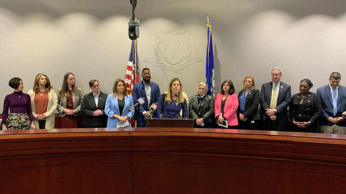 Lt. Gov. Susan Bysiewicz was joined by advocates on Monday to offer support for a bill that would raise the minimum legal age to marry in Connecticut to 18. 