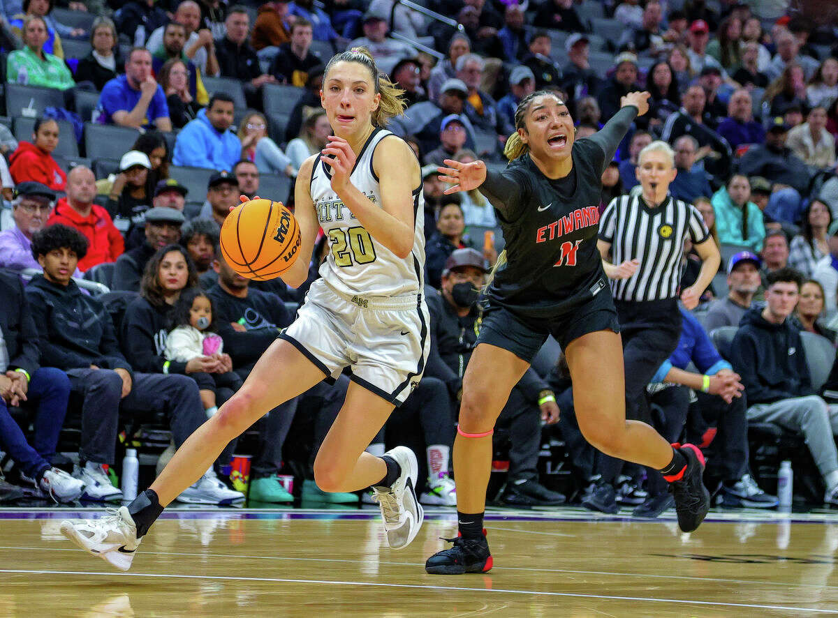 Mitty freshman McKenna Woliczko had 18 points and 10 rebounds in her team's stunning Open Division loss to Etiwanda.