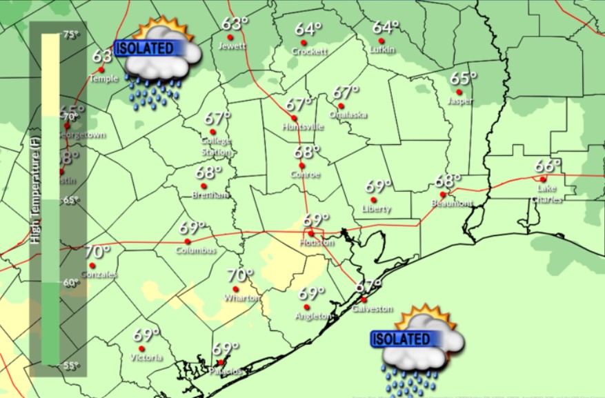 Rip current warning in place for Galveston beaches