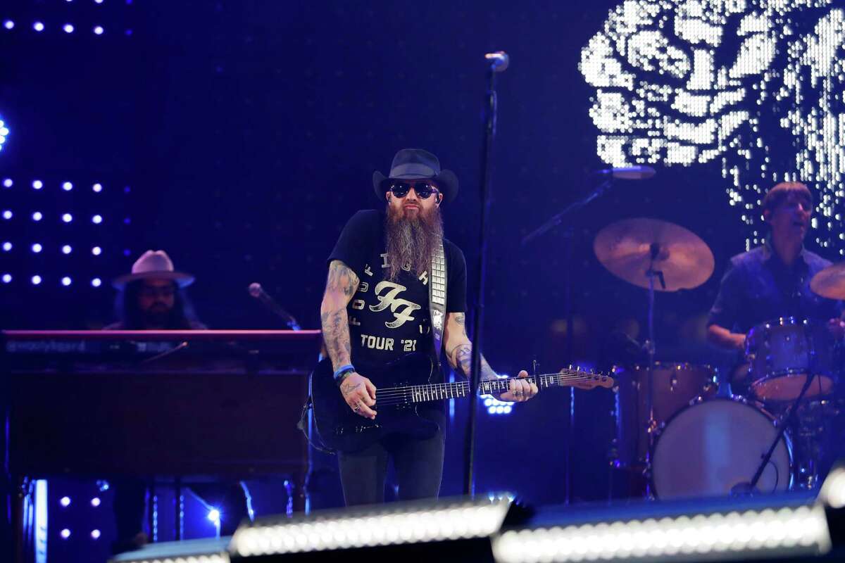 Cody Jinks performs at the Houston Livestock Show and Rodeo at NRG Stadium Monday, March 13, 2023 in Houston.